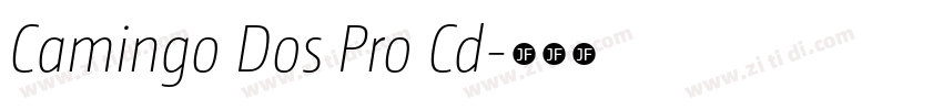 Camingo Dos Pro Cd字体转换